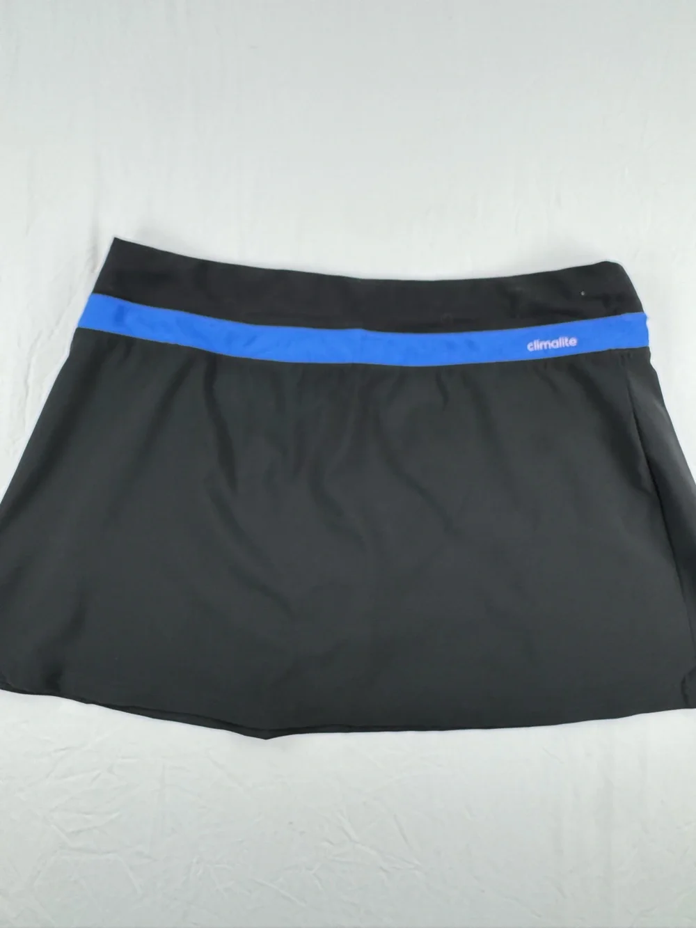 adidas Black Skirt with Blue Waistband with Built in Shorts - Picture 3 of 16